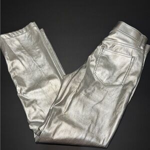 Abercrombie & Fitch Light Gray High-Rise '90s Straight Jeans